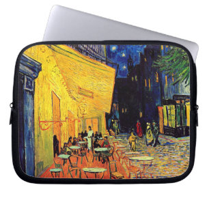 Housse Pour Ordinateur Portable Vincent Van Gogh - Terrasse de café la nuit Beaux-