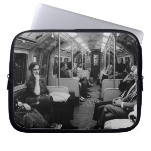 Housse Pour Ordinateur Portable Vintage Angleterre Londres chemin de fer à l'intér