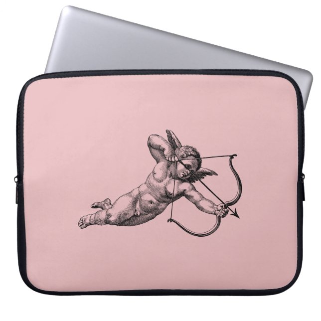 Housse Pour Ordinateur Portable Vintage Cherub Angel Cupid Love (Devant)