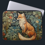 Housse Pour Ordinateur Portable Vintage Chic Fox Botanical Forest William Morris<br><div class="desc">Cet exquis coque d'ordinateur portable présente un design fantastique qui apporte un renard délicieux au milieu d'une forêt luxuriante à la vie,  entouré de feuilles botaniques complexes et de fines fleurs de style Art nouveau.</div>