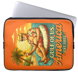 Housse Pour Ordinateur Portable Vintage drôle Trump Amérique du Golfe 2025