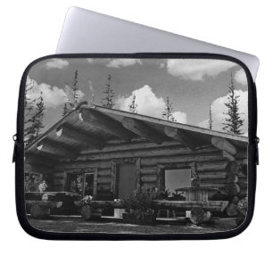 Housse Pour Ordinateur Portable Vintage États-Unis Alaska Moderne de l'Alaska cabi