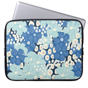Housse Pour Ordinateur Portable Vintage Fleurs sauvages chamomiles : Romantique.