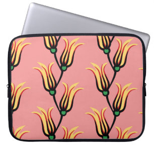Housse Pour Ordinateur Portable Vintage Floral sans fil Motif