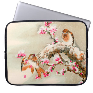 Housse Pour Ordinateur Portable Vintage japonais sur une branche
