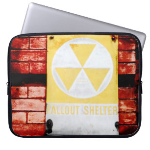 Housse Pour Ordinateur Portable Vintage Ordinateur Portable Grunge Abri Antiatomiq