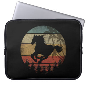 HOUSSE POUR ORDINATEUR PORTABLE VINTAGE RETRO HORSE