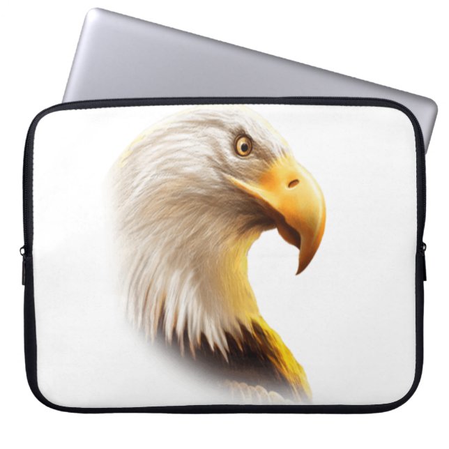 Housse Pour Ordinateur Portable Visage d'aigle (Devant)