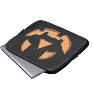 Housse Pour Ordinateur Portable Visage de citrouille pour Halloween