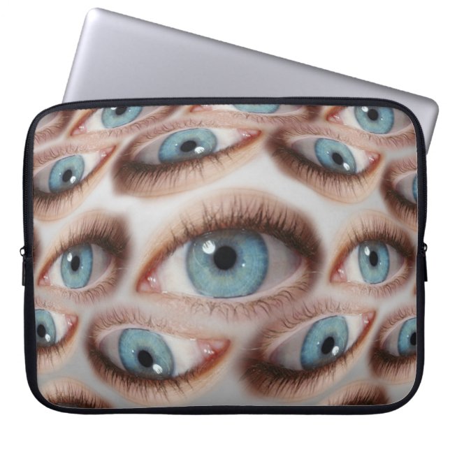 Housse Pour Ordinateur Portable Vision psychédélique : illusion de l'oeil Abstrait (Devant)