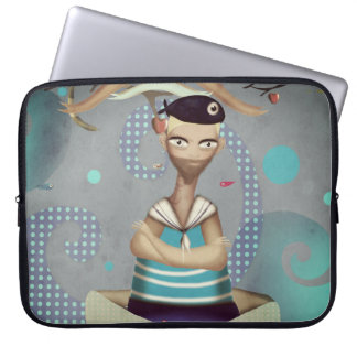 Housse Pour Ordinateur Portable Voile tatouage vagues mer explorer le monde