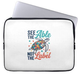 Housse Pour Ordinateur Portable Voir le design du t-shirt de sensibilisation au pu