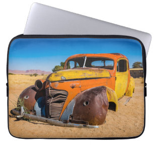 Housse Pour Ordinateur Portable Voiture ancienne et abandonnée à Solitaire, Namibi