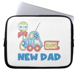 Housse Pour Ordinateur Portable Voiture Nouveau Papa C'est un garçon Cadeaux
