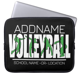 Housse Pour Ordinateur Portable Volleyball Team Player ADD NAME School Top Athlete