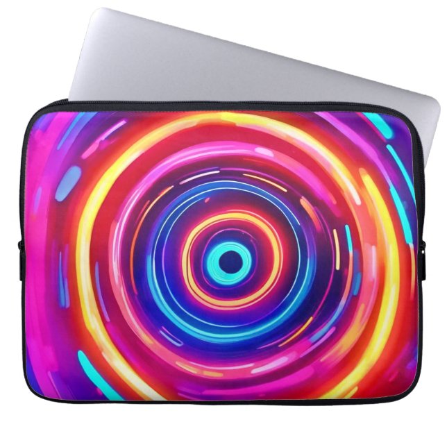 Housse Pour Ordinateur Portable Vortex lumineux (Devant)
