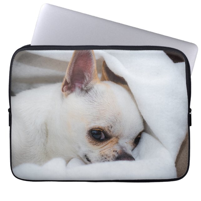Housse Pour Ordinateur Portable Votre chiot chien de compagnie photo personnalisée (Devant)