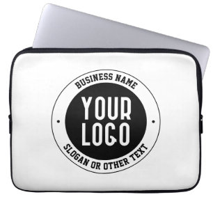 Housse Pour Ordinateur Portable Votre logo ou votre conception d'entreprise   Text