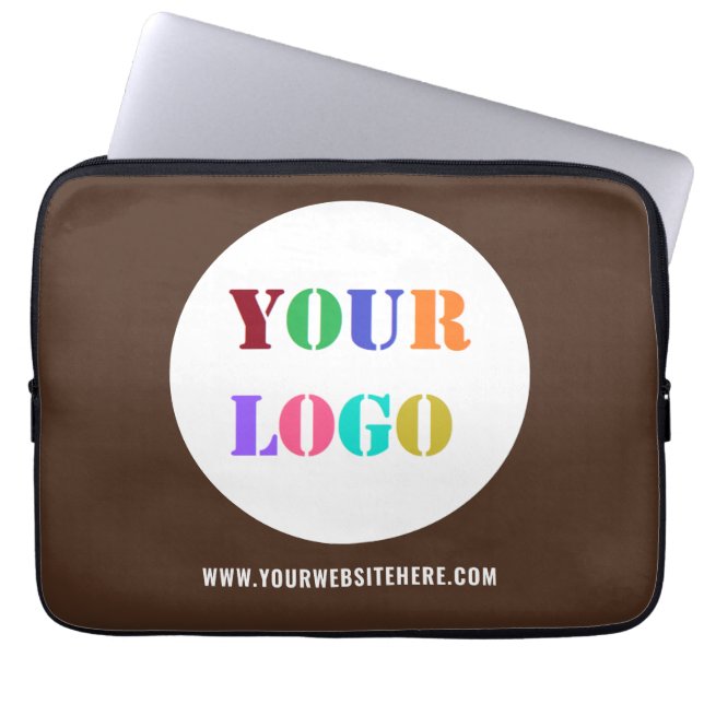 Housse Pour Ordinateur Portable Votre logo Texte Entreprise Portable Sleeve Choisi (Devant)