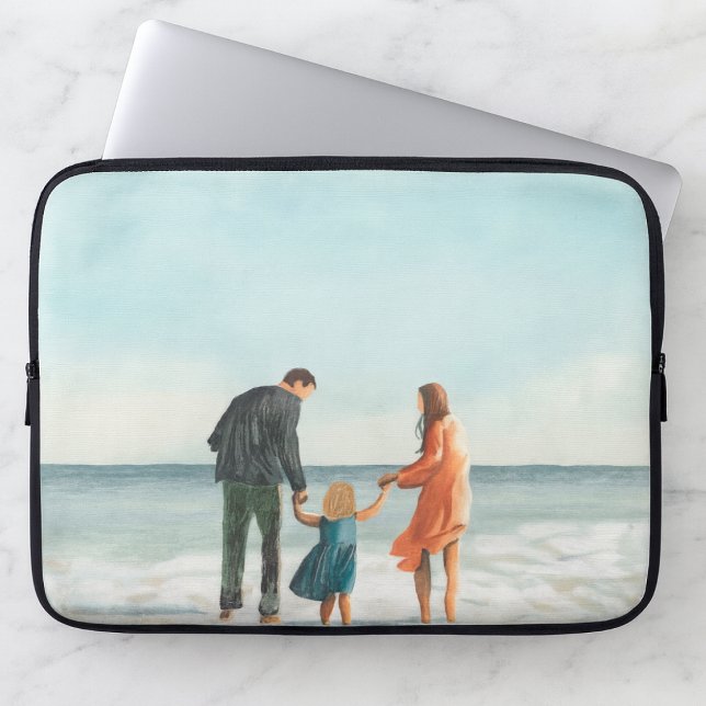Housse Pour Ordinateur Portable Votre Propre Oeuvre Artistique | Téléchargez votre (Créateur téléchargé)