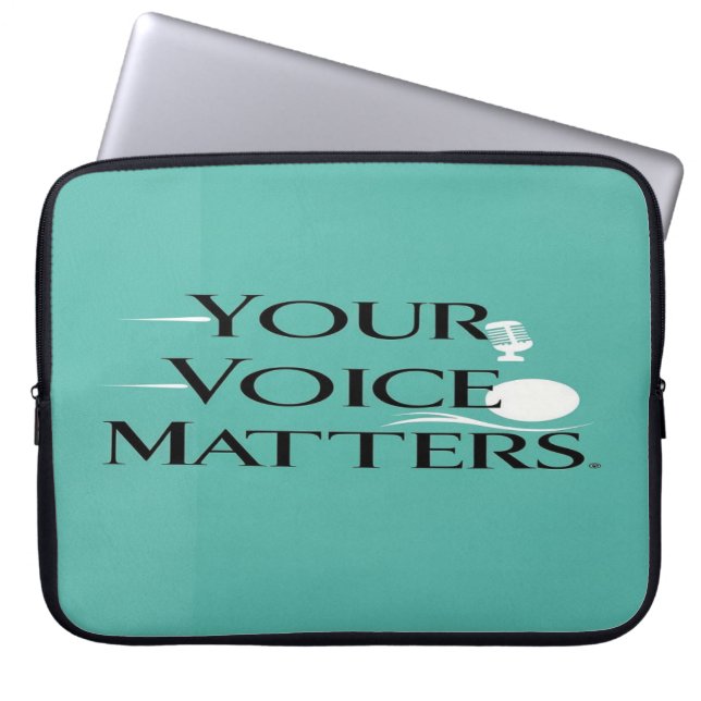 Housse Pour Ordinateur Portable Votre voix compte (Devant)