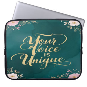 Housse Pour Ordinateur Portable Votre voix est unique