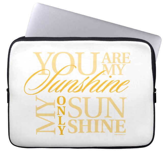 Housse Pour Ordinateur Portable Vous Êtes Mon Soleil (Devant)