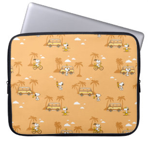 Housse Pour Ordinateur Portable Voyage sur route Peanuts Snoopy Beach Motif