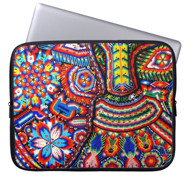 Housse Pour Ordinateur Portable Voyage tribal maya mexicain de Boho d'art d'Oaxaca (Devant)