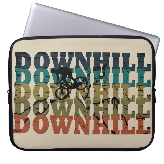 Housse Pour Ordinateur Portable VTT Downhill (Devant)