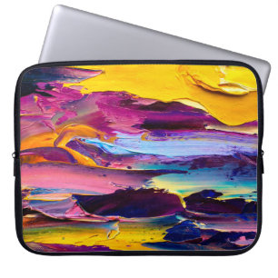 Housse Pour Ordinateur Portable Vue de fermeture d'une palette de peinture à l'hui