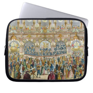 Housse Pour Ordinateur Portable Vue de perspective de la salle de bal, construite