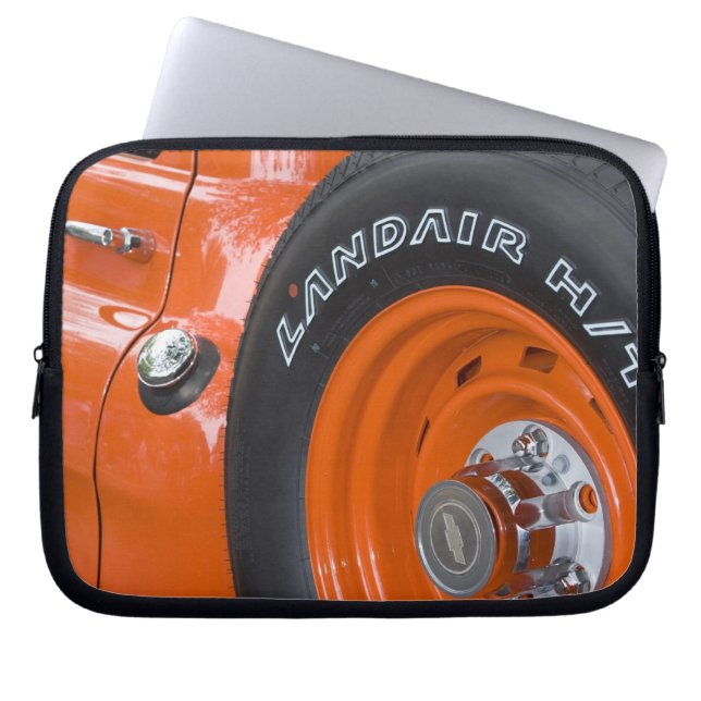 Housse Pour Ordinateur Portable WA, Seattle, Remorque classique. (Devant)