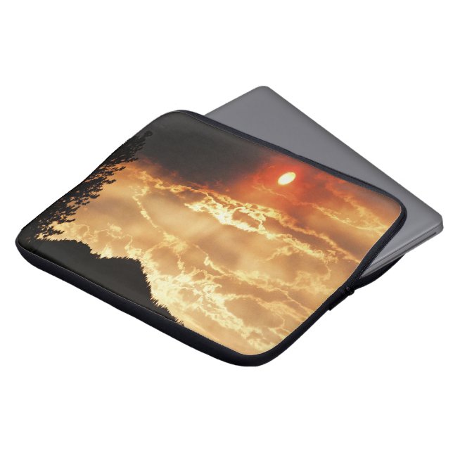 Housse Pour Ordinateur Portable Wallows Fire Sky...... (Devant haut)