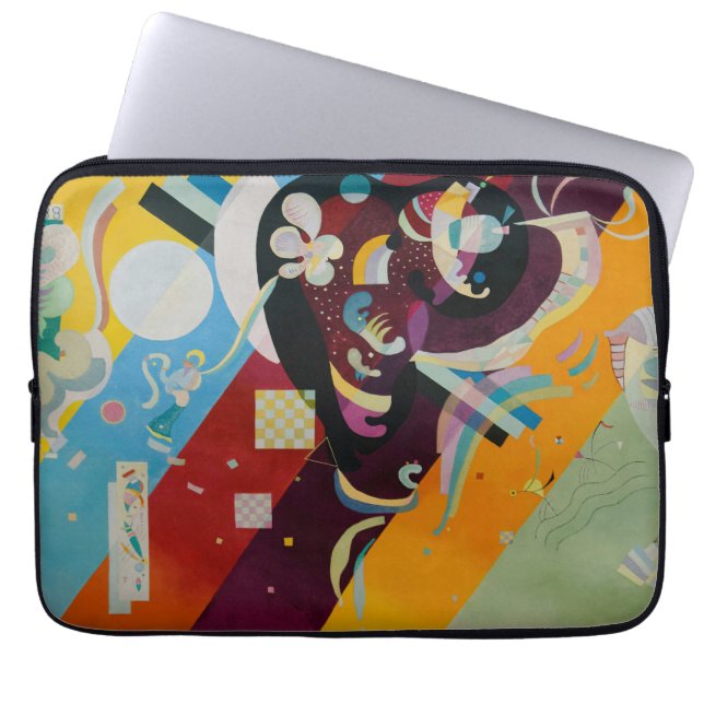 Housse Pour Ordinateur Portable Wassily Kandinsky Composition 9 Peinture Abstraite (Devant)
