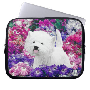 Housse Pour Ordinateur Portable West Highland White Terrier Peinture Chien Art
