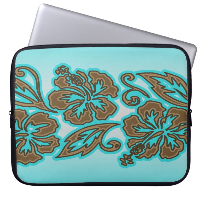 Housse Pour Ordinateur Portable Wetsuit hawaïen du néoprène de ketmie de Moana (Devant)