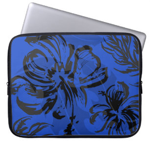 Housse Pour Ordinateur Portable Wetsuit hawaïen floral du néoprène de ketmie de