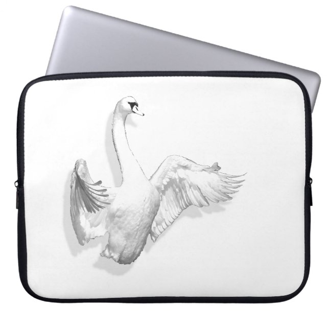 Housse Pour Ordinateur Portable White Swan - manche portable (Devant)