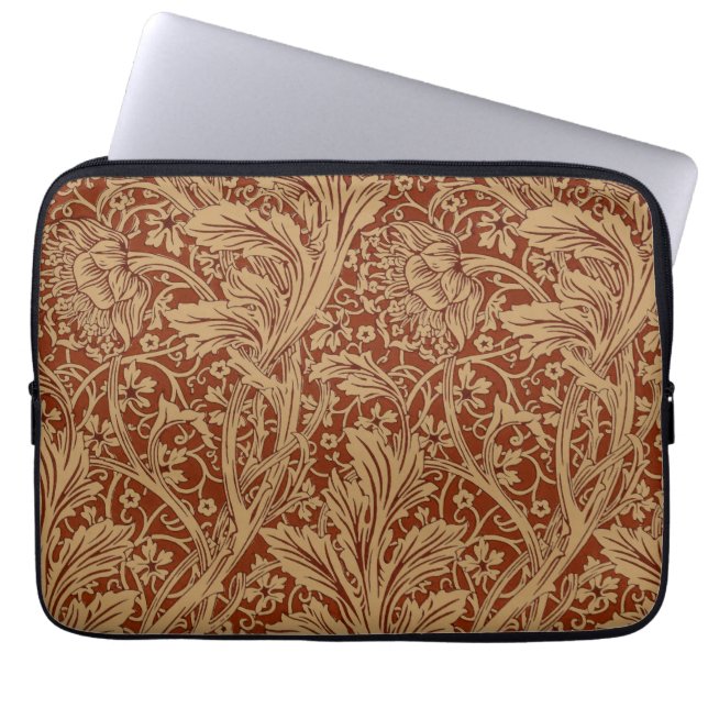 Housse Pour Ordinateur Portable William Morris Arcadia Floral Garden Fleur Classiq (Devant)