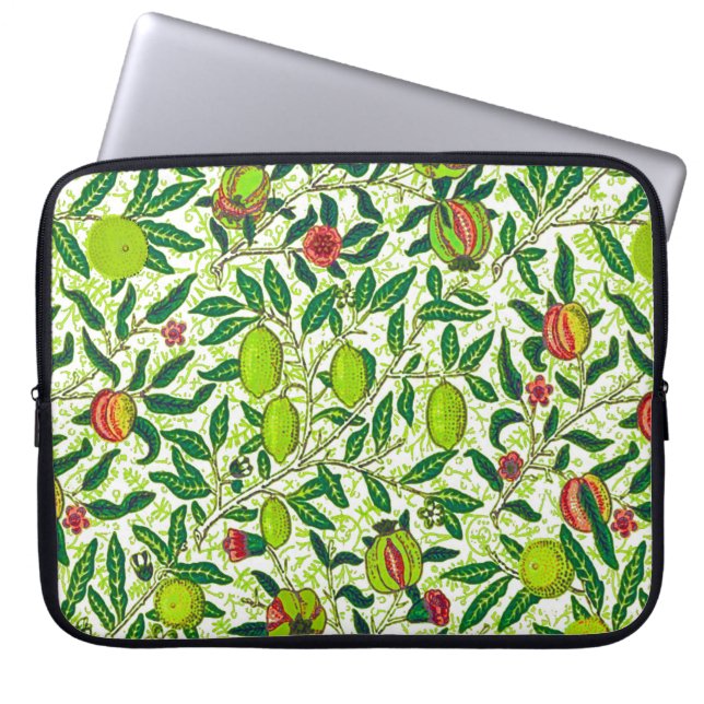 Housse Pour Ordinateur Portable William Morris Fruit exotique, Vert citron vert (Devant)