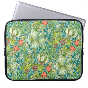 Housse Pour Ordinateur Portable William Morris Golden Lily Motif Vintage