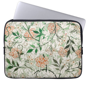 Housse Pour Ordinateur Portable William Morris Jardin Fleur de Jasmin Classique