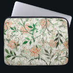 Housse Pour Ordinateur Portable William Morris Jasmine Garden Flower Classic<br><div class="desc">Cette fleur botanique de Jasmin est basée sur le dessin original classique de William Morris (1834-1896) pour sa ligne de papier peint victorien anglais. Une fleur et un feuillage magnifiques. Original du Birmingham Museum</div>