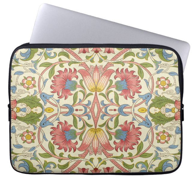 Housse Pour Ordinateur Portable William Morris Loddon Blossom Motifs Floraux (Devant)