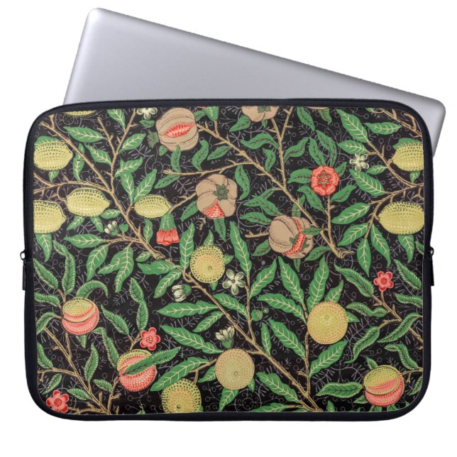Housse Pour Ordinateur Portable William Morris - Motif de fruits (Devant)