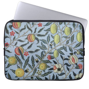 Housse Pour Ordinateur Portable William Morris Motif Fruit Rouge Grenade Vintage