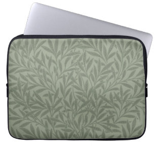 Housse Pour Ordinateur Portable William Morris Motif Saule Antique Vert Sauge