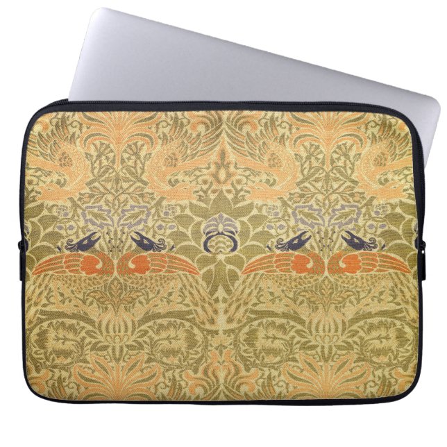 Housse Pour Ordinateur Portable William Morris Peacock & Dragon Arts & Artisanat (Devant)