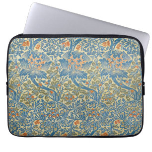 Housse Pour Ordinateur Portable William Morris Rose & chardon Floral Blue